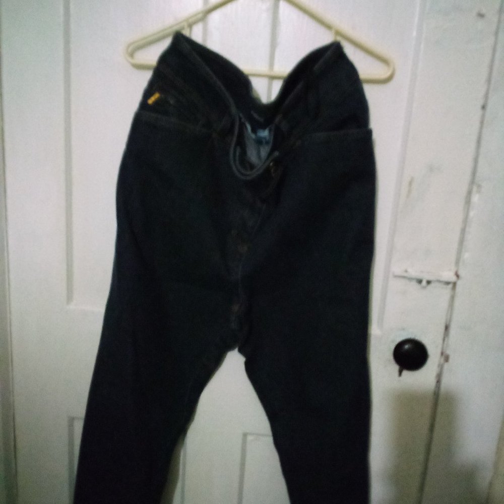 Jones New York Signature Woman Stretch Five Pocket Jeans - Indigo - Size 16W